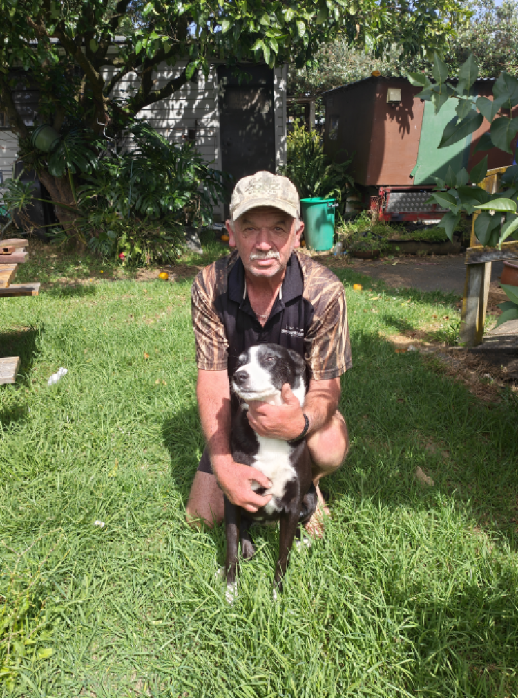 Brian and his dog Jessie