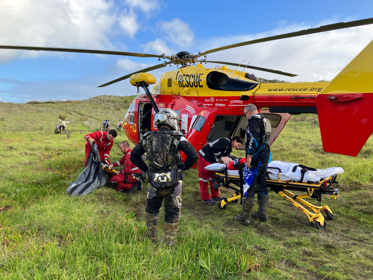 Jolisa and Waikato Westpac Rescue Helicopter Crew